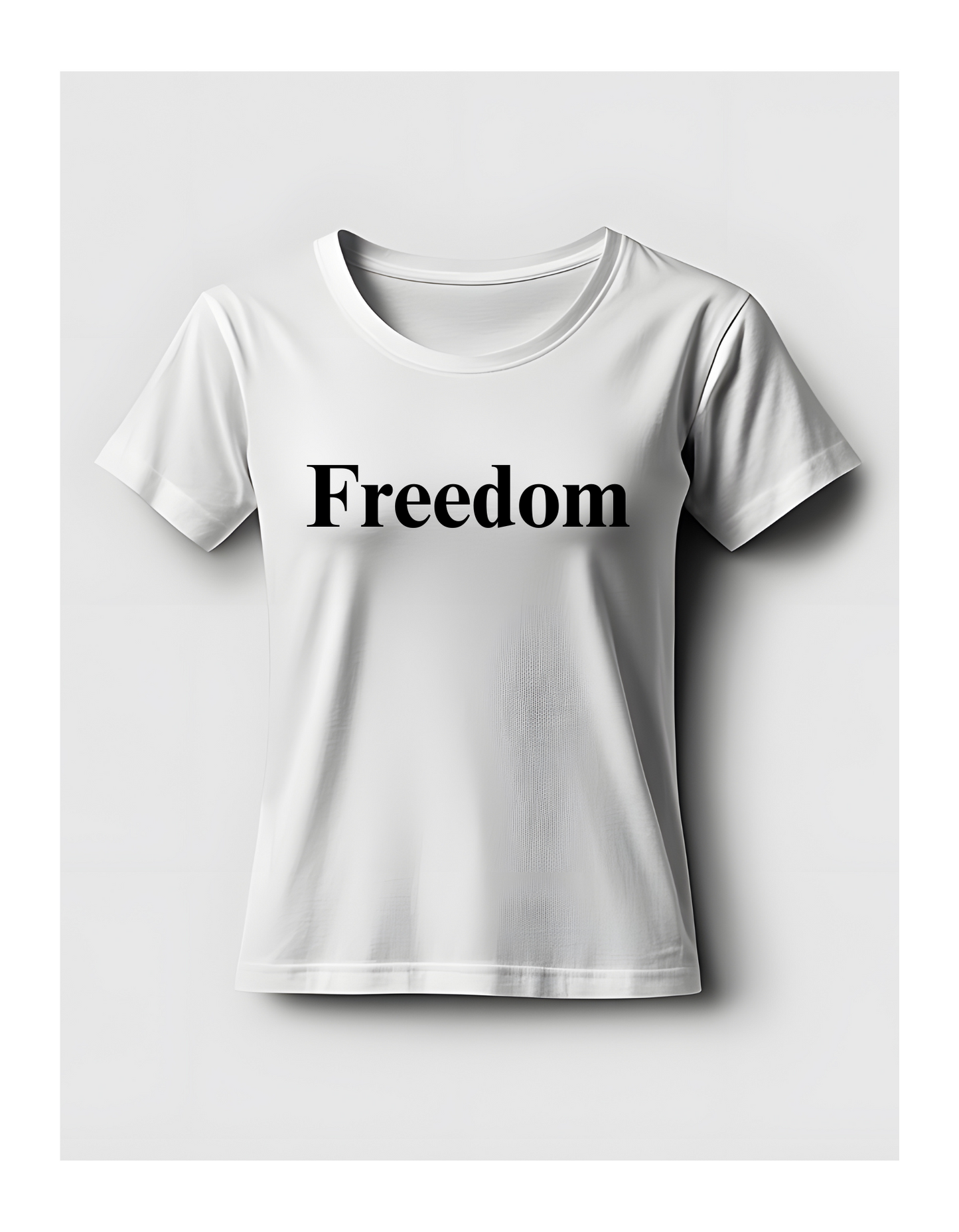 Women's Freedom T Shirt Charlie Kirk