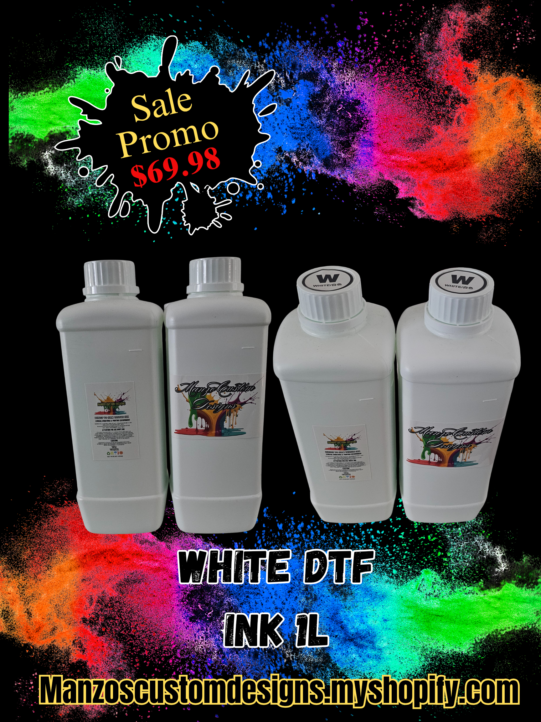 White DTF INK 1L