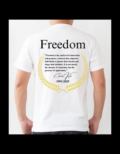 Charlie Kirk Freedom T Shirt