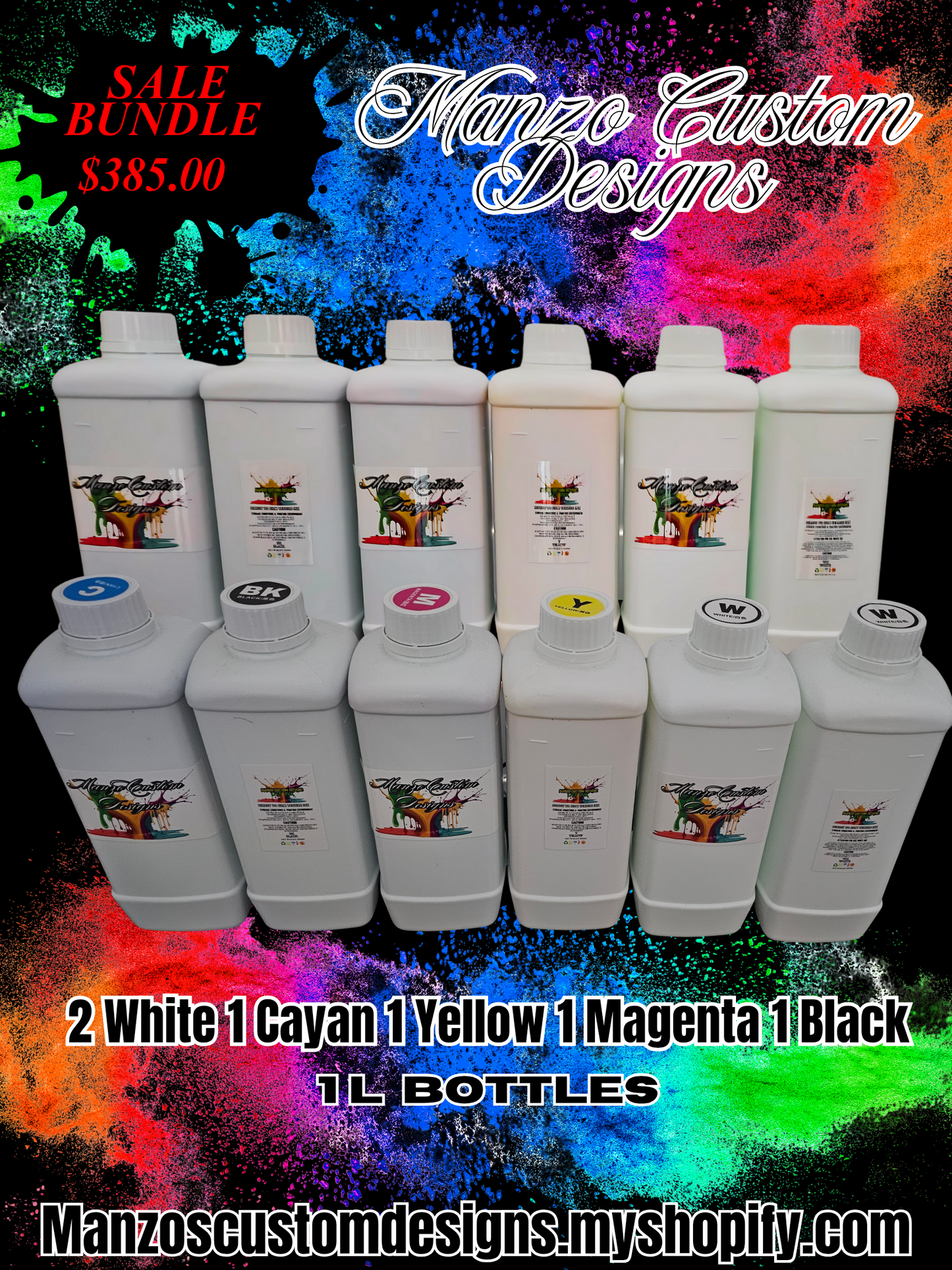 6LT DTF INK Set