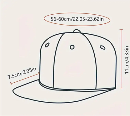 Flat Bill Snapback