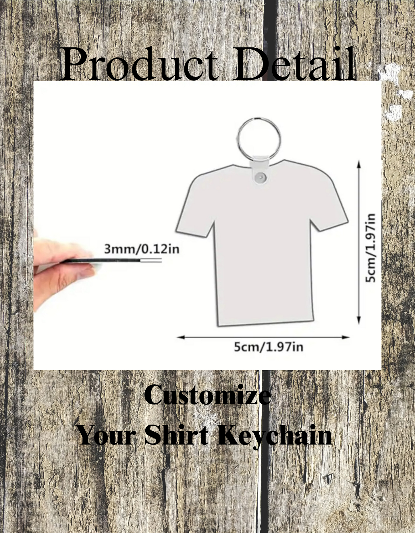Jersey keychain -sublimation