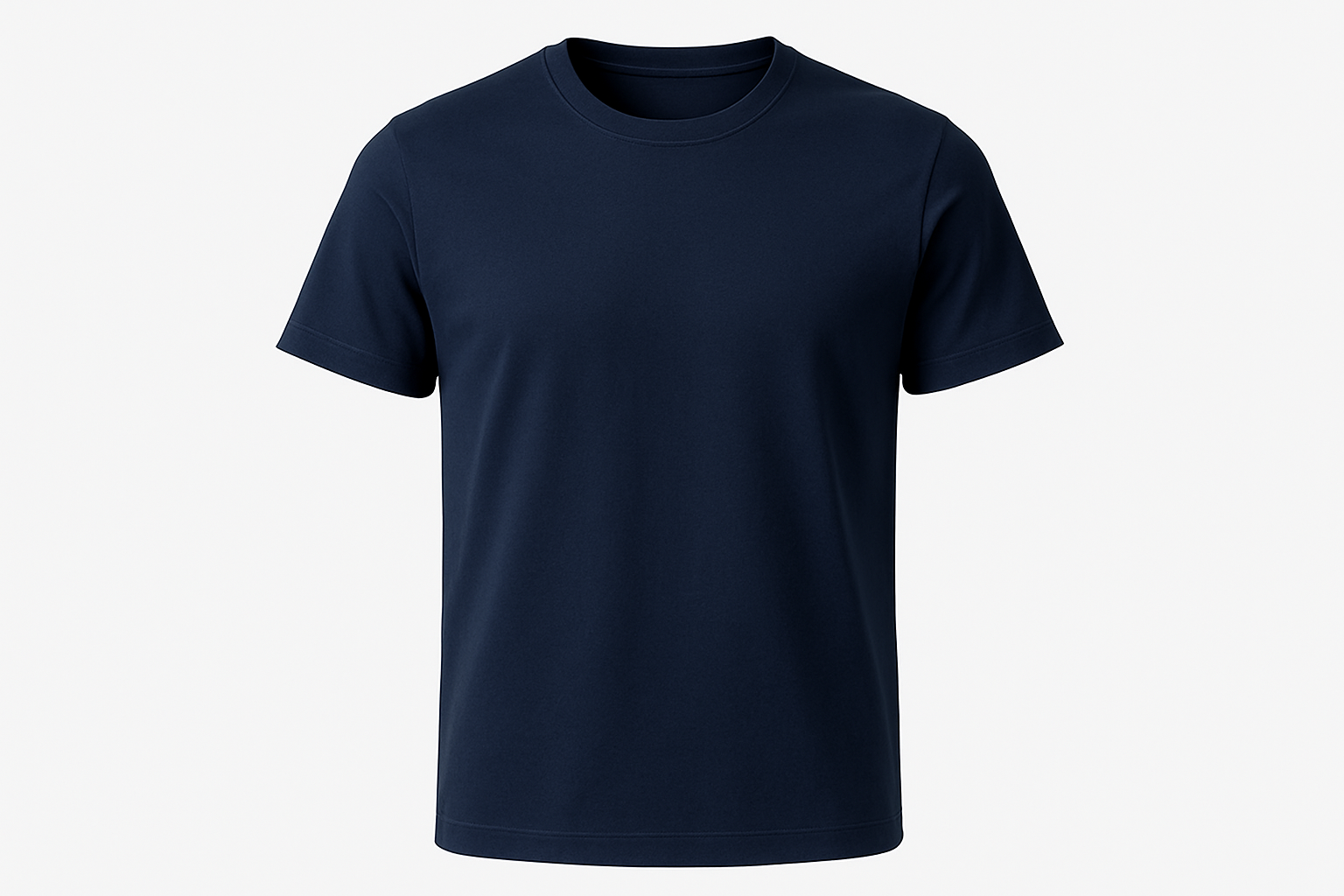 Navy blue plain t shirt