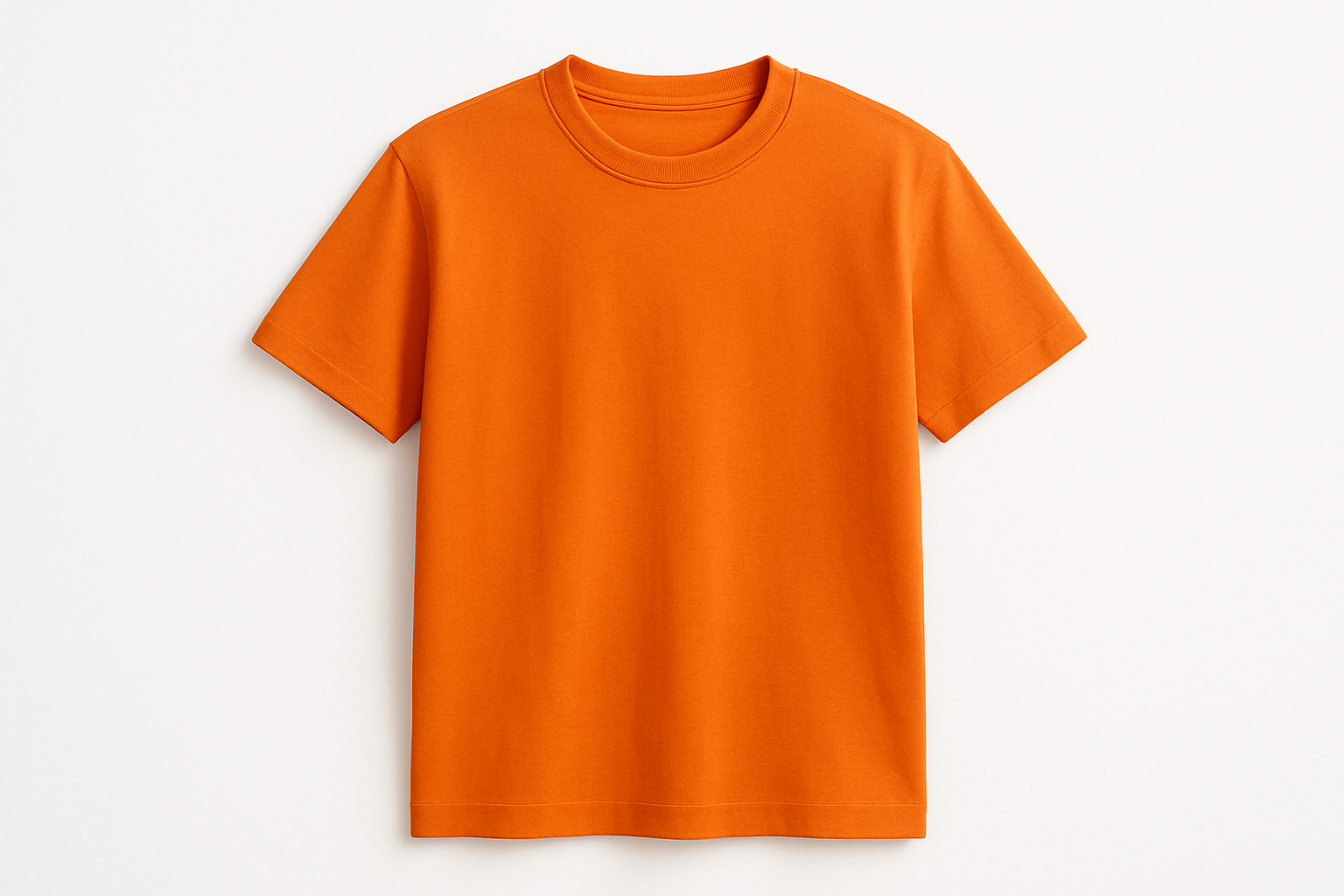 Orange plain shirt 