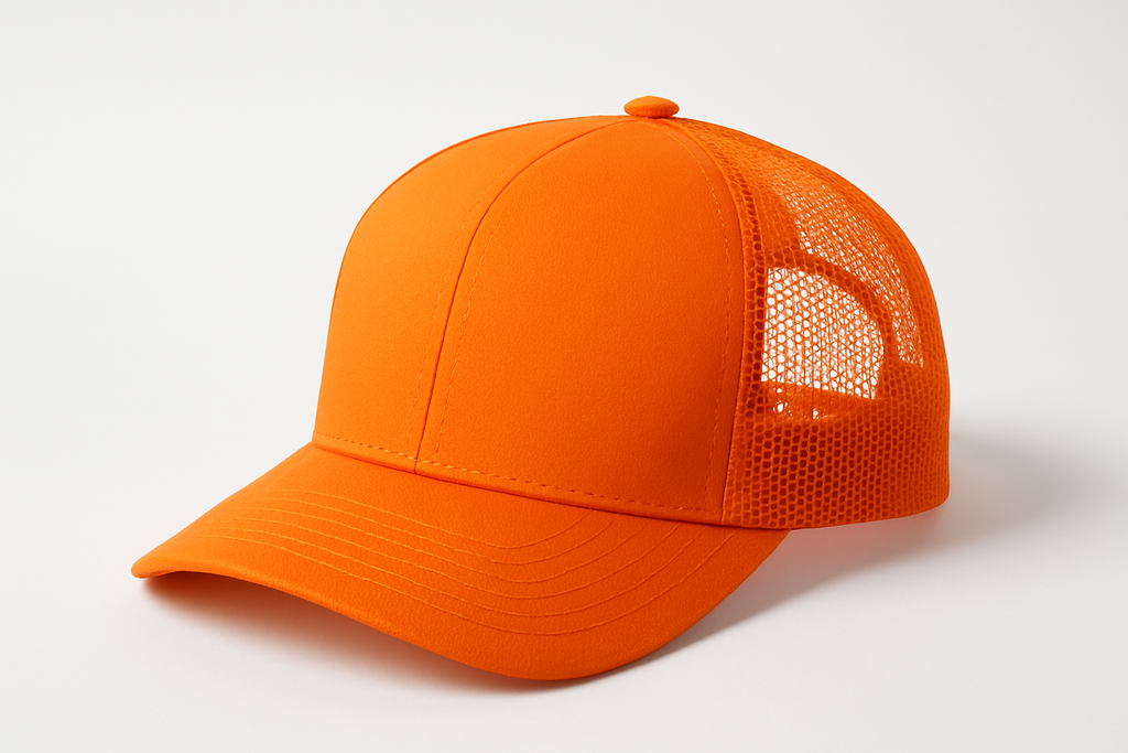 Orange trucker hat