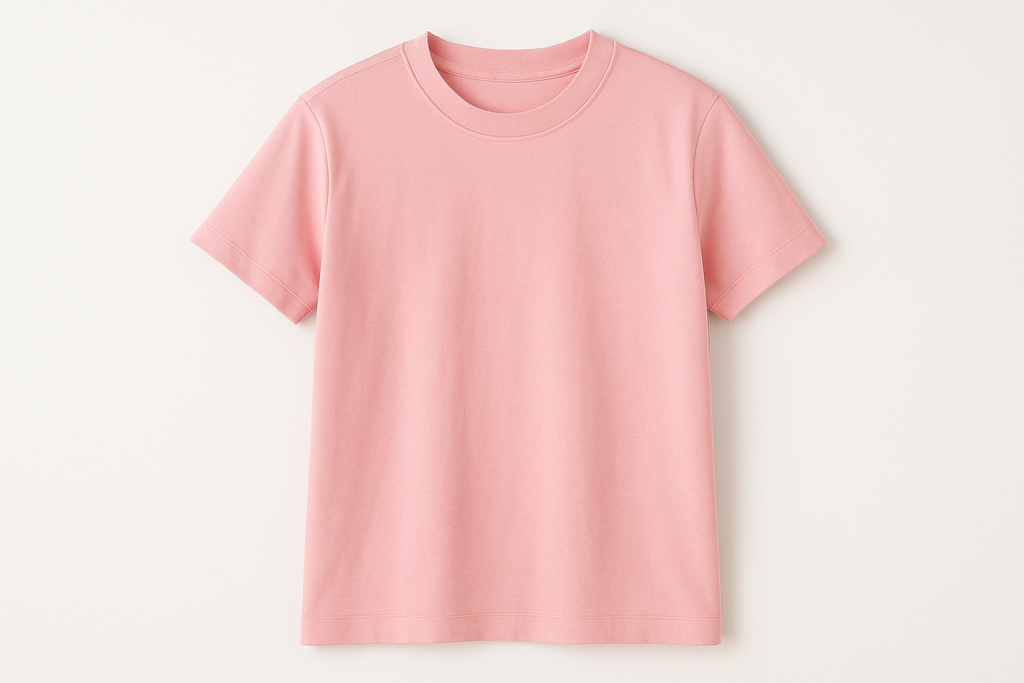 Pink plain T shirt