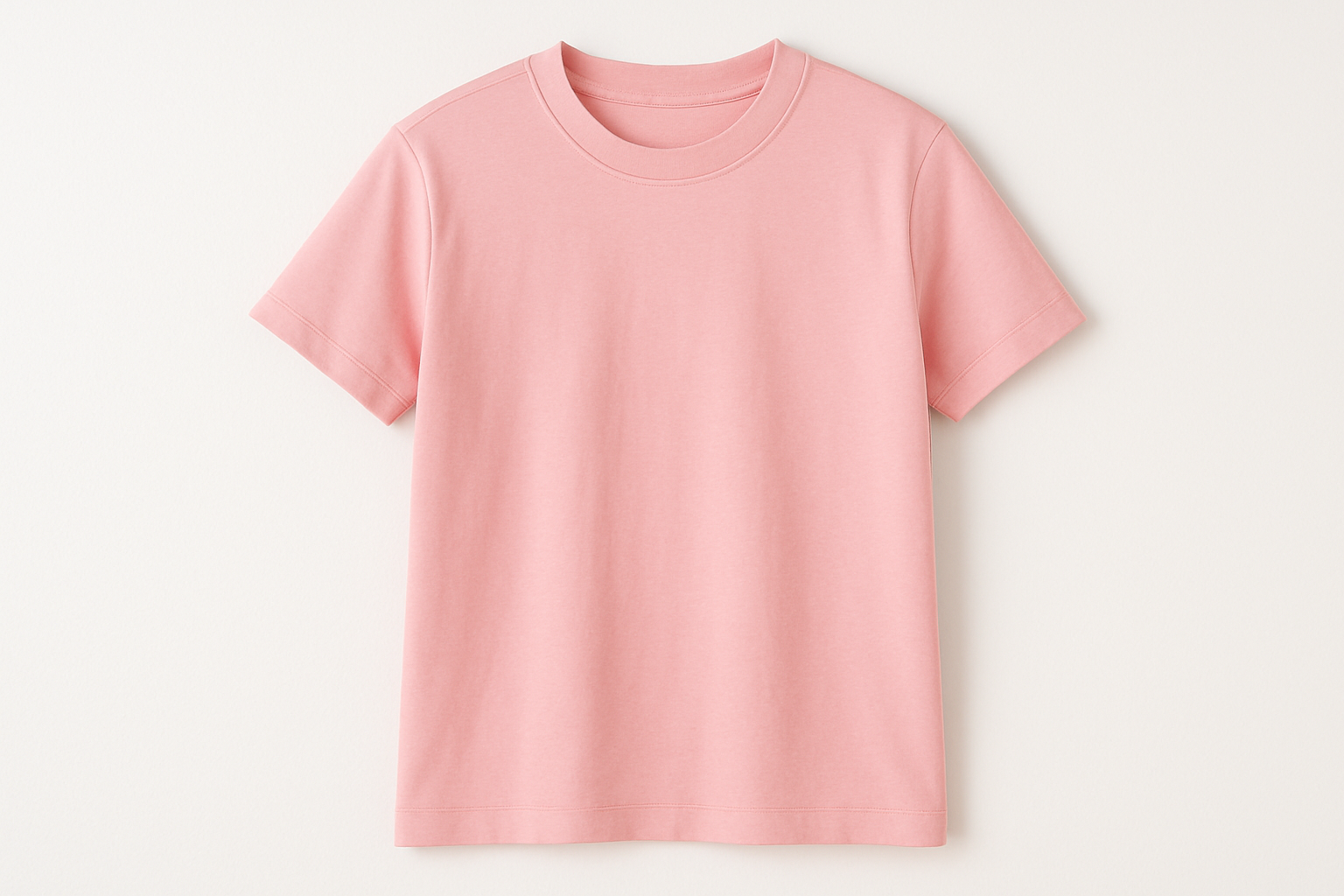 Pink plain T shirt