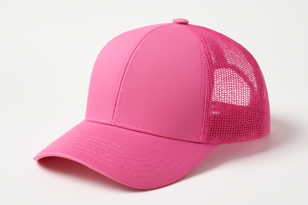 Pink trucker hat 