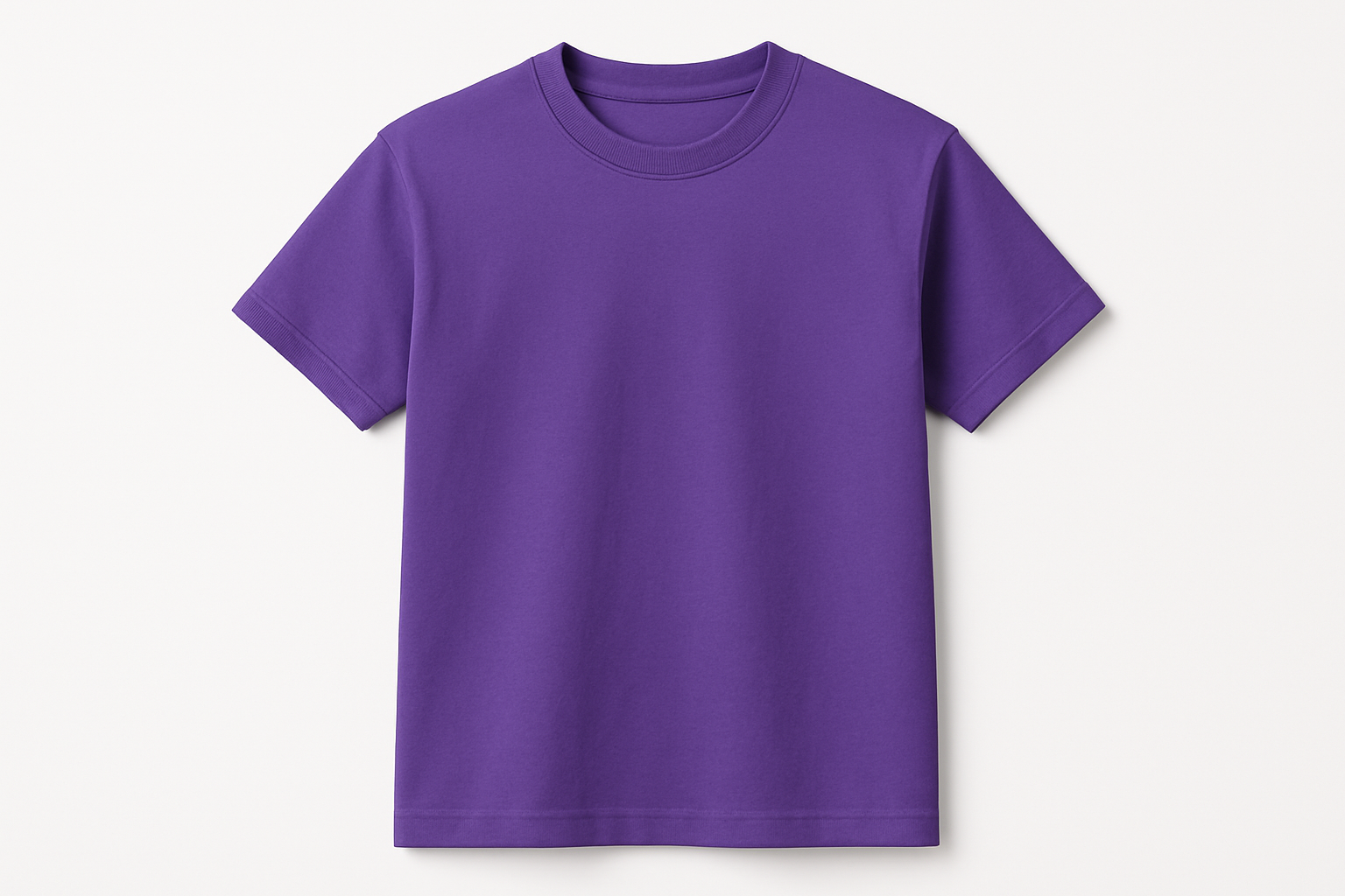 Purple plain t shirt