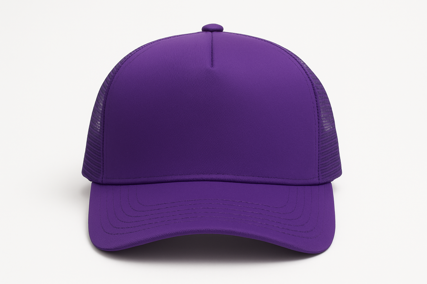 purple solid truvker hat
