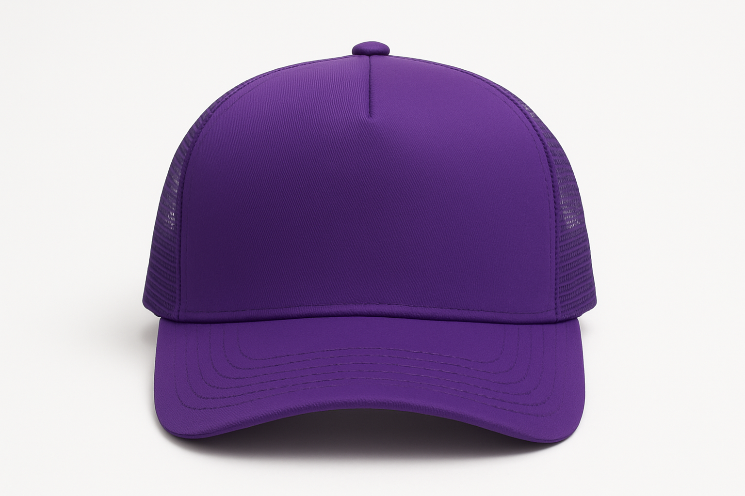 purple solid truvker hat