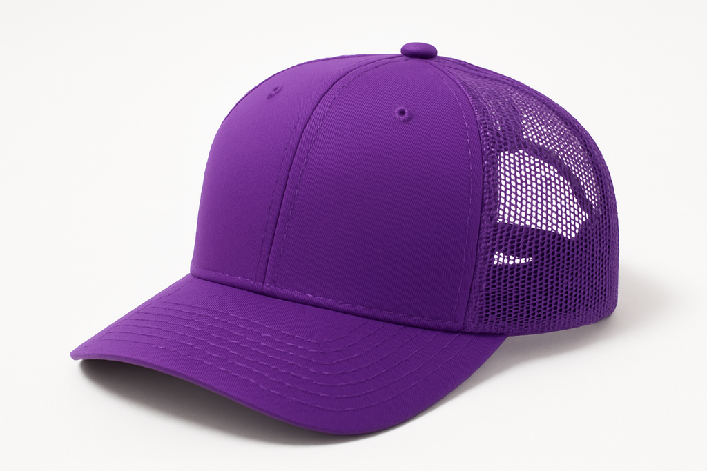 Purple trucker hat 