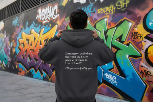World is a better place with you hoodie